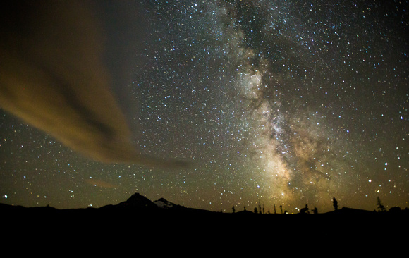 Milky Way and Three Sisters